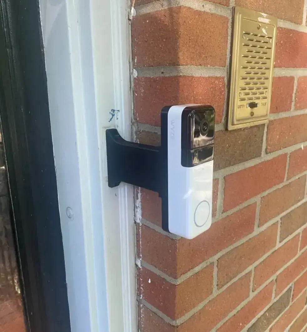 Narrow Full Offset Doorbell Brick Extension Mount |Roku Doorbell Smart Home Wireless Doorbell | Extend Over Brick