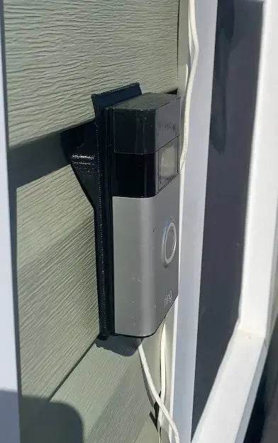No-Drill Adjustable Vinyl Siding Mount for Video Doorbells | Universal Fit Mount