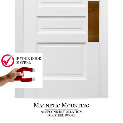 Traditional Door Push Plates - Multiple Finish & Size Options