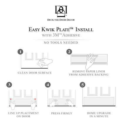 Custom Engraved Door Kick Plate with Business Logo – Commercial Grade