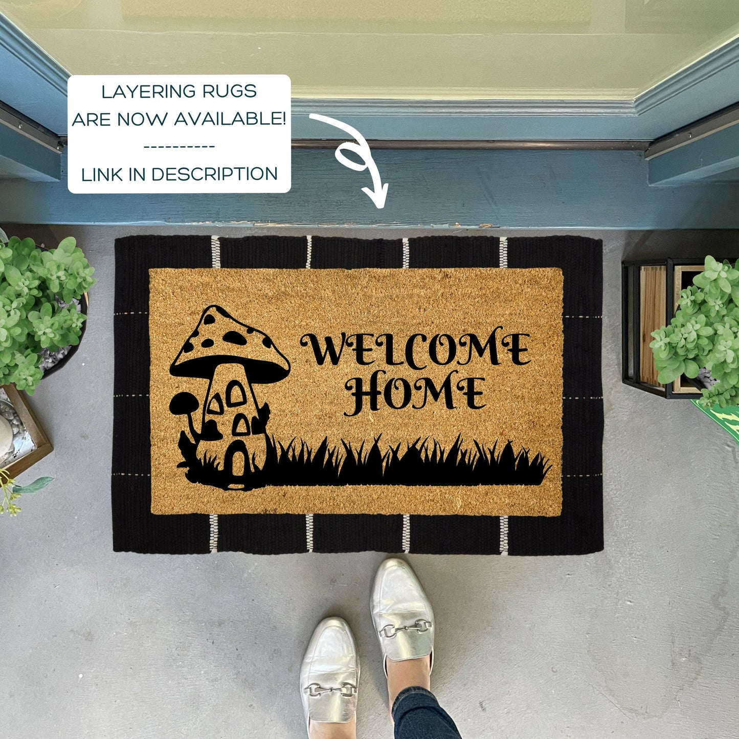 Mushroom Welcome Mat