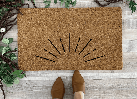 Boho Style Starburst Doormat