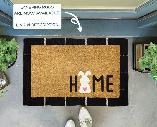 Easter Bunny Home Doormat