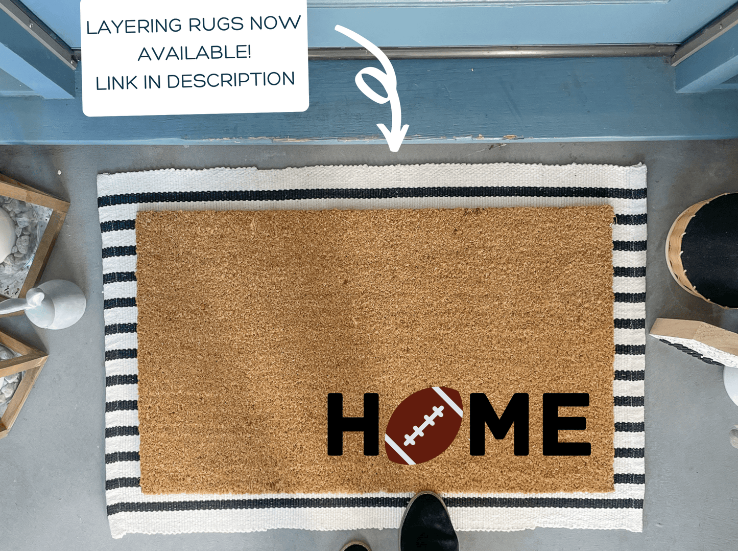 Football Welcome Mat