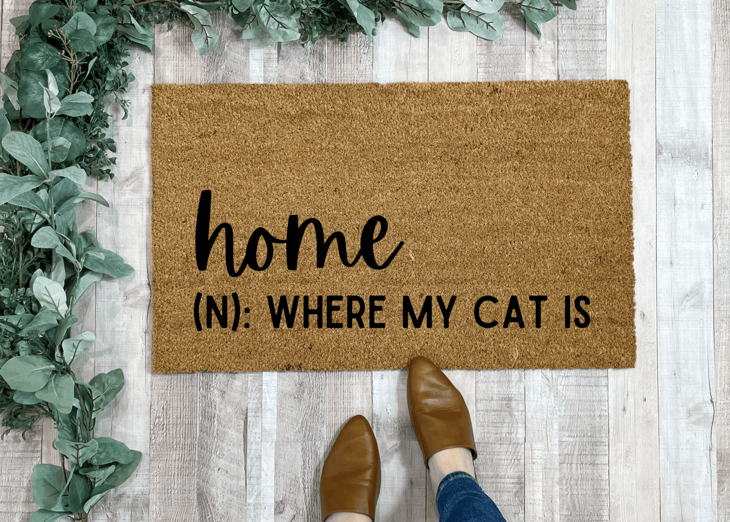 Funny Cat Doormat