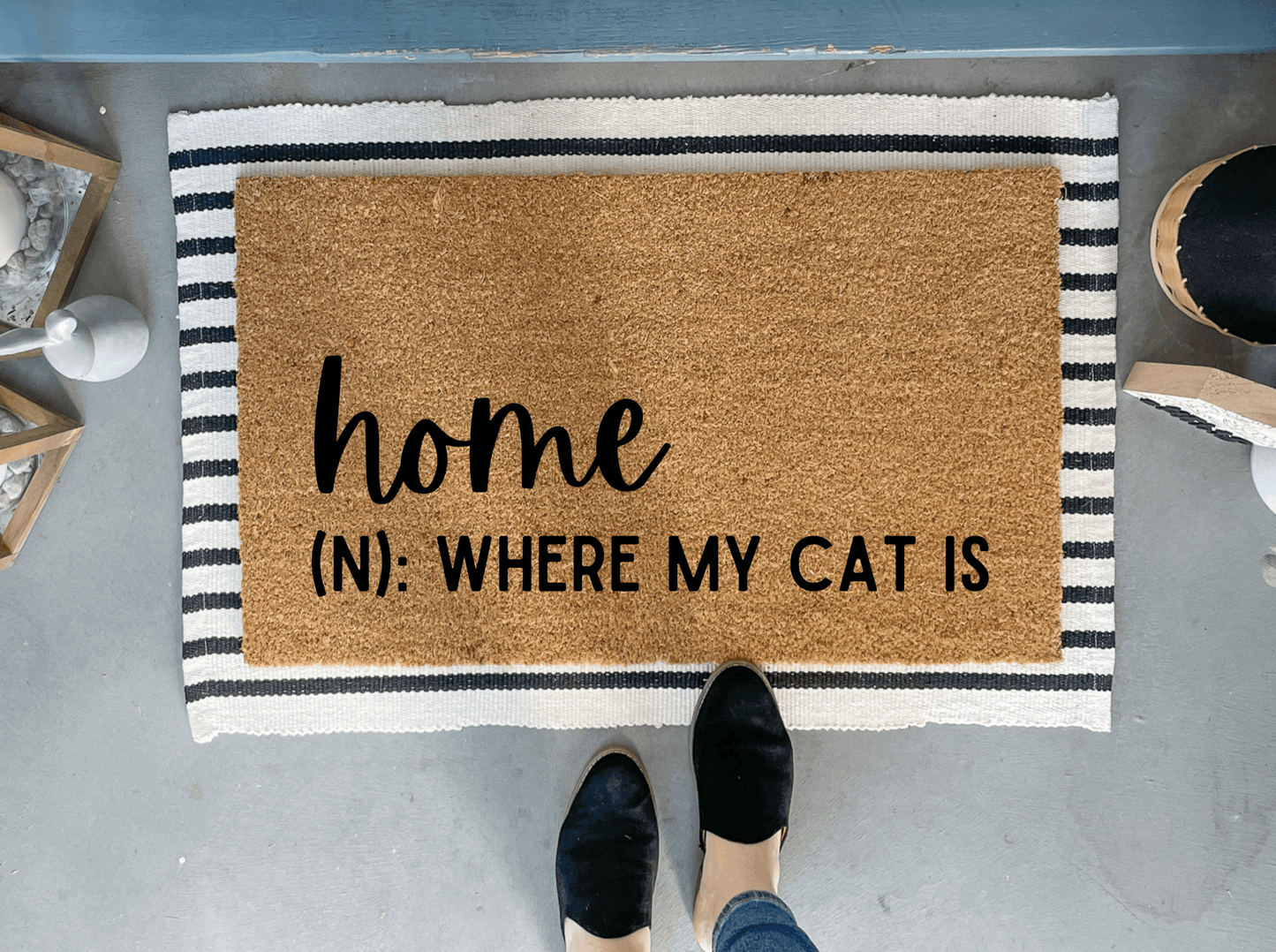 Funny Cat Doormat