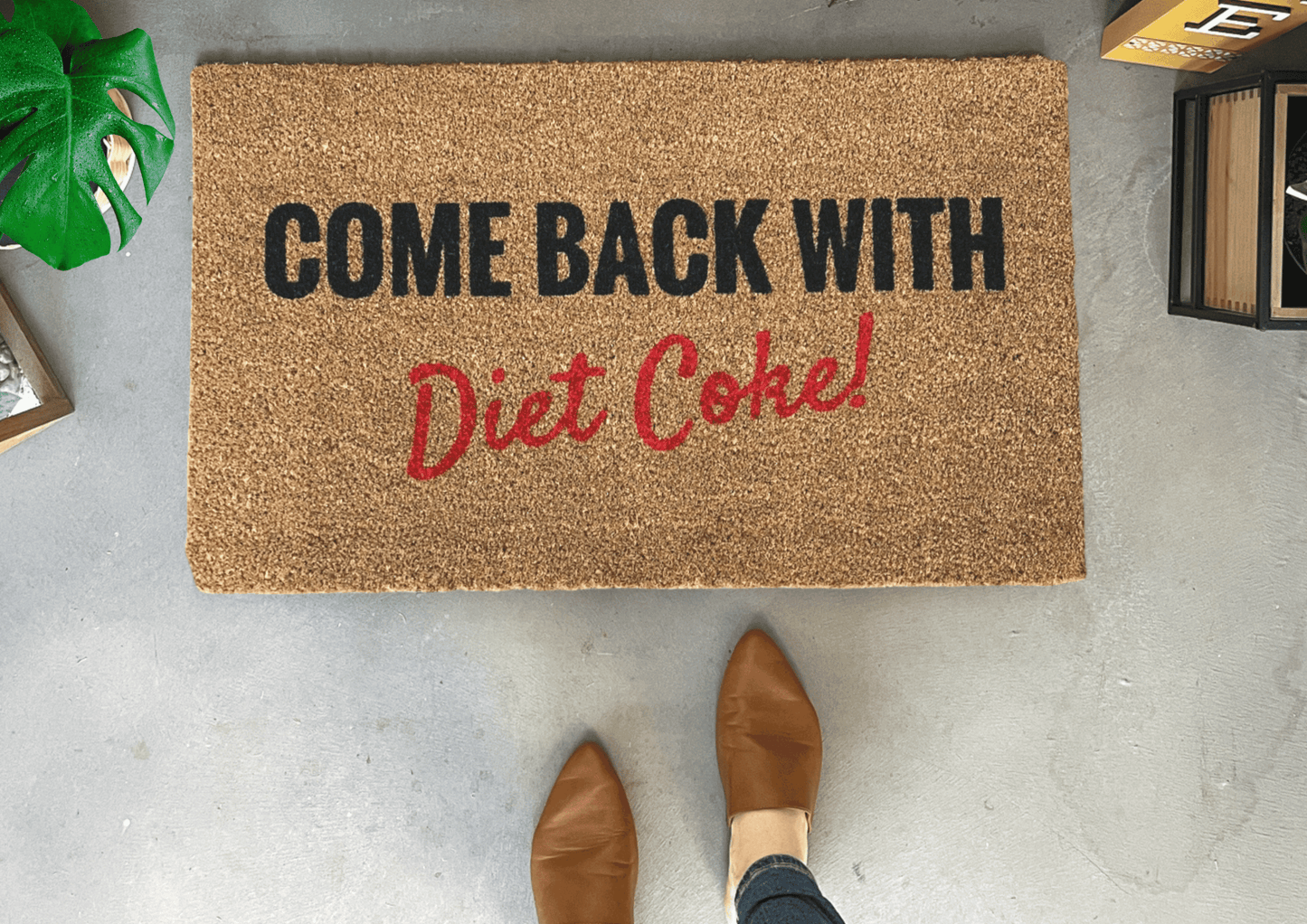 Funny Diet Coke Doormat