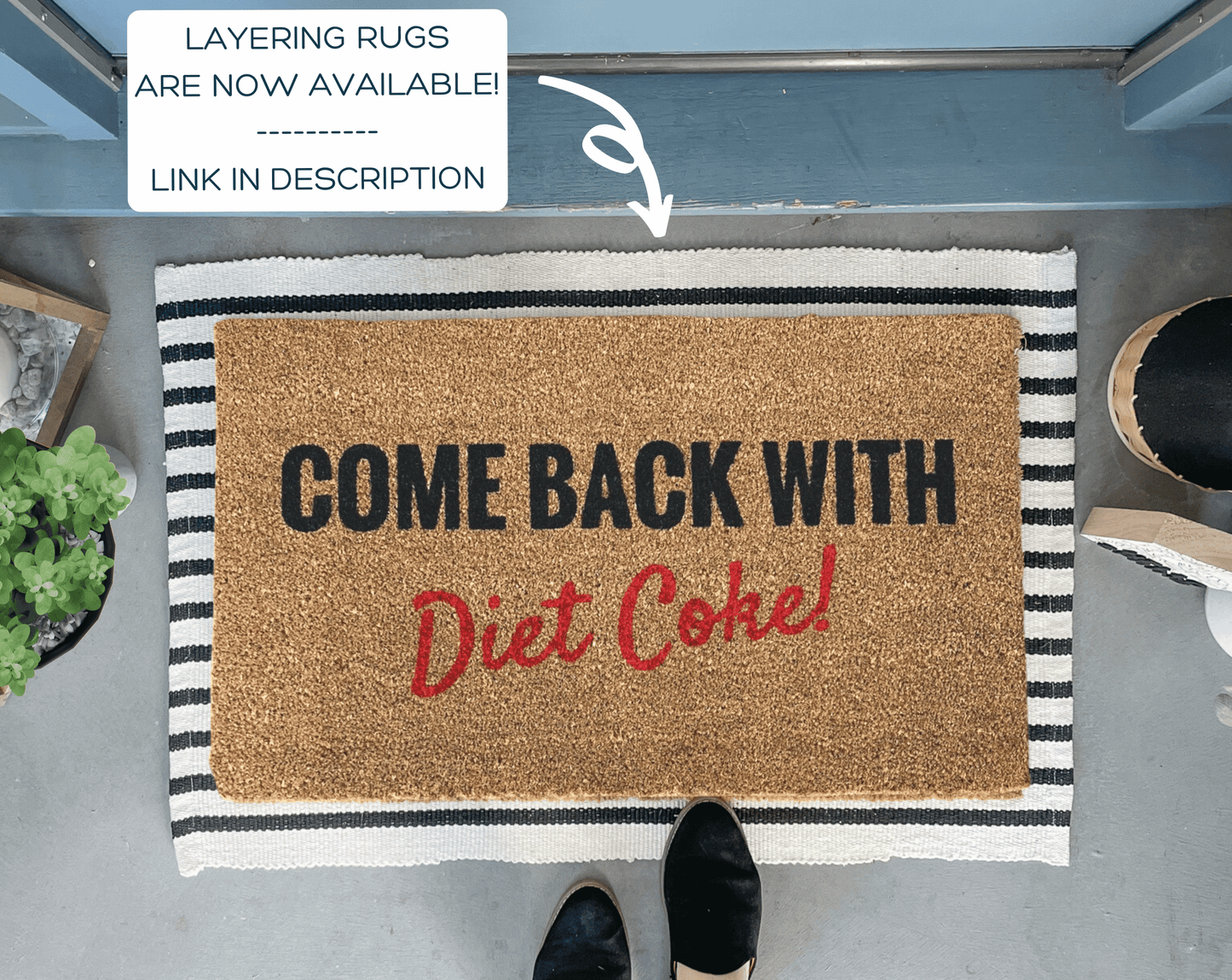 Funny Diet Coke Doormat
