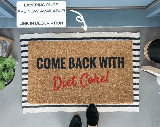 Funny Diet Coke Doormat