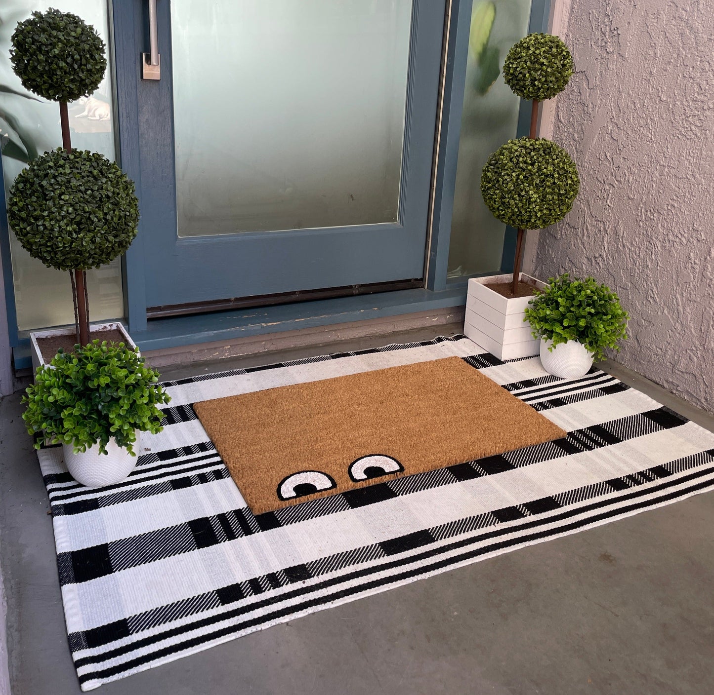 Funny Eyes Doormat