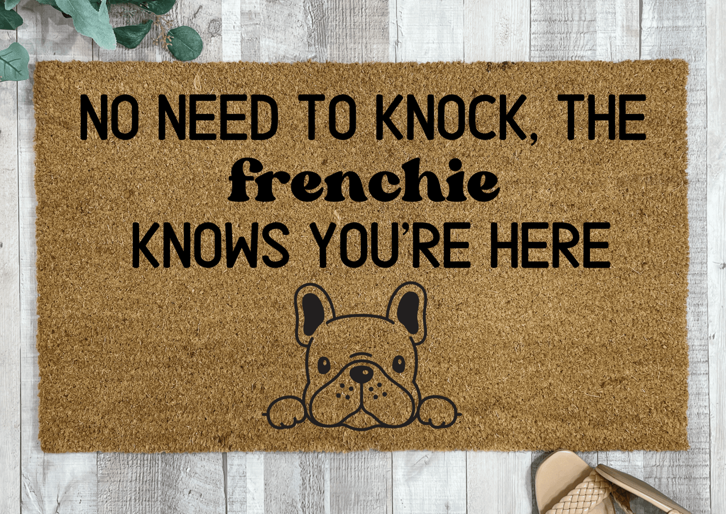 Funny Frenchie Doormat - French Bulldog