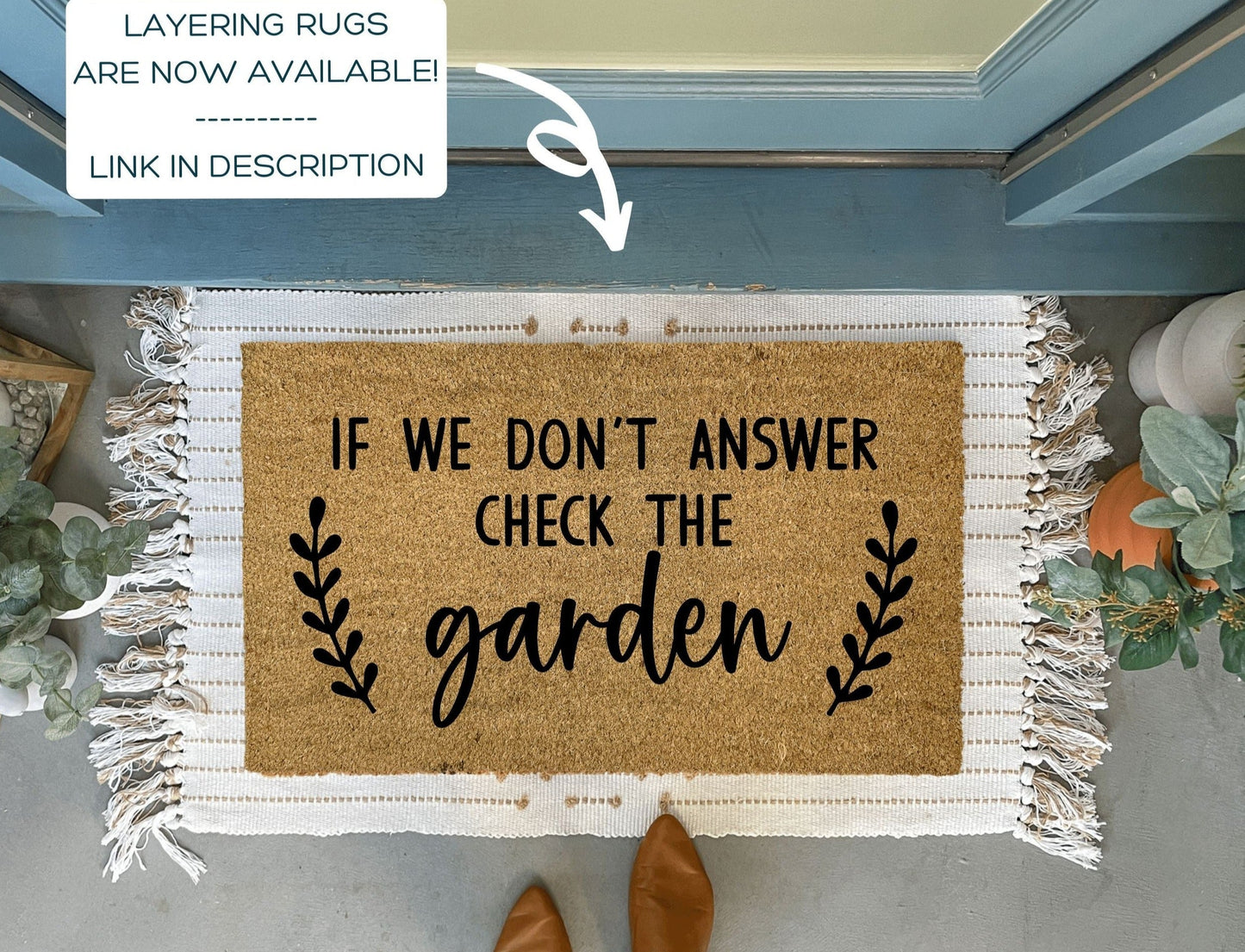 Funny Gardener Doormat