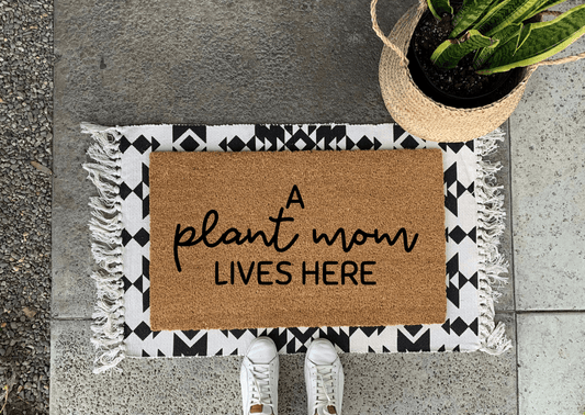 Funny Plant Mom Doormat