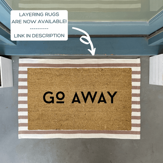 Go Away Doormat