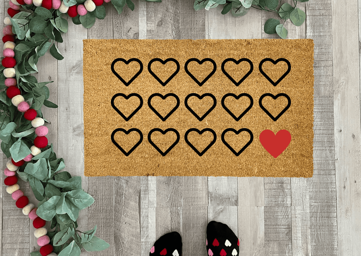 Hearts Doormat, Outdoor