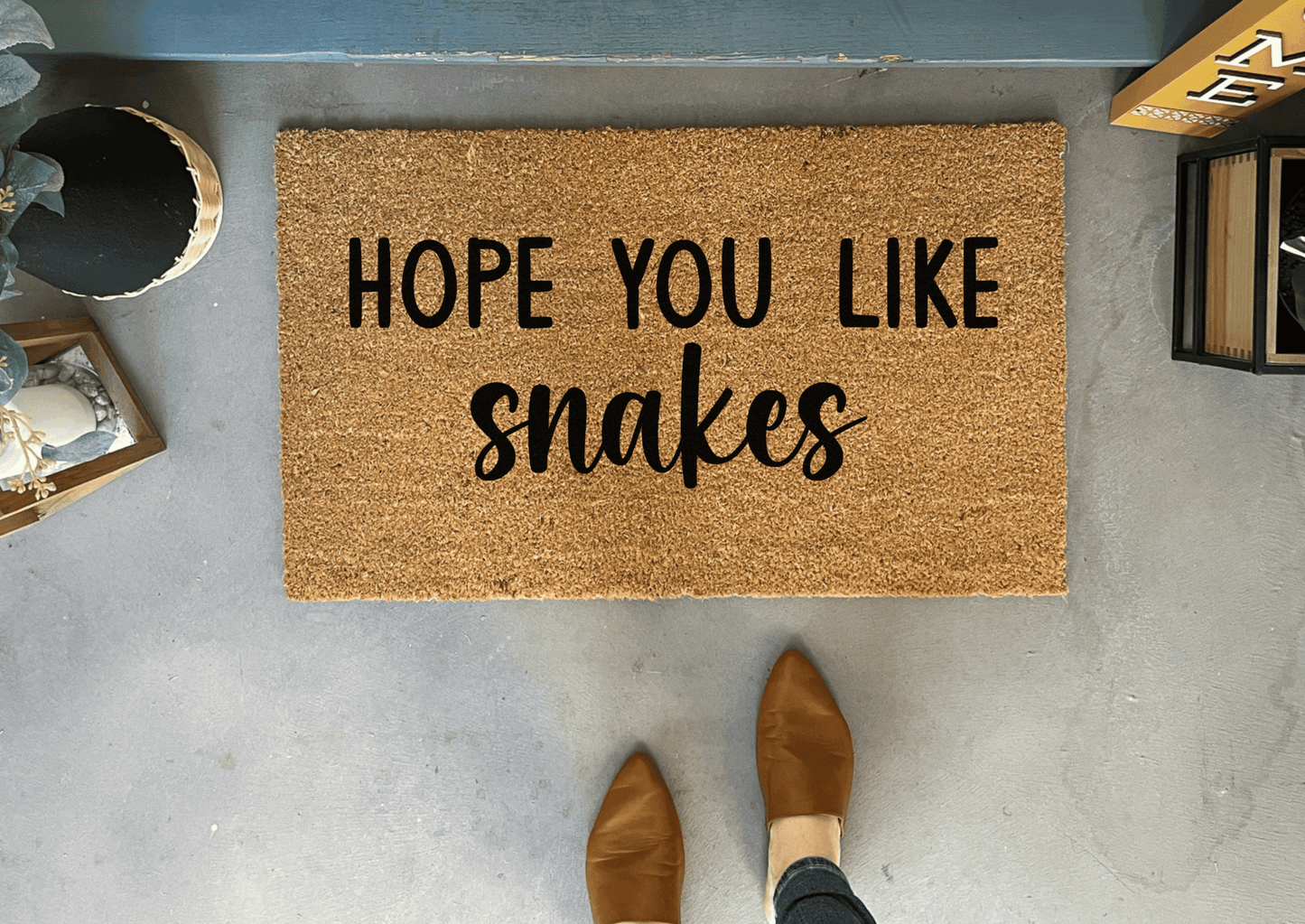 Hope You Like Snakes Doormat
