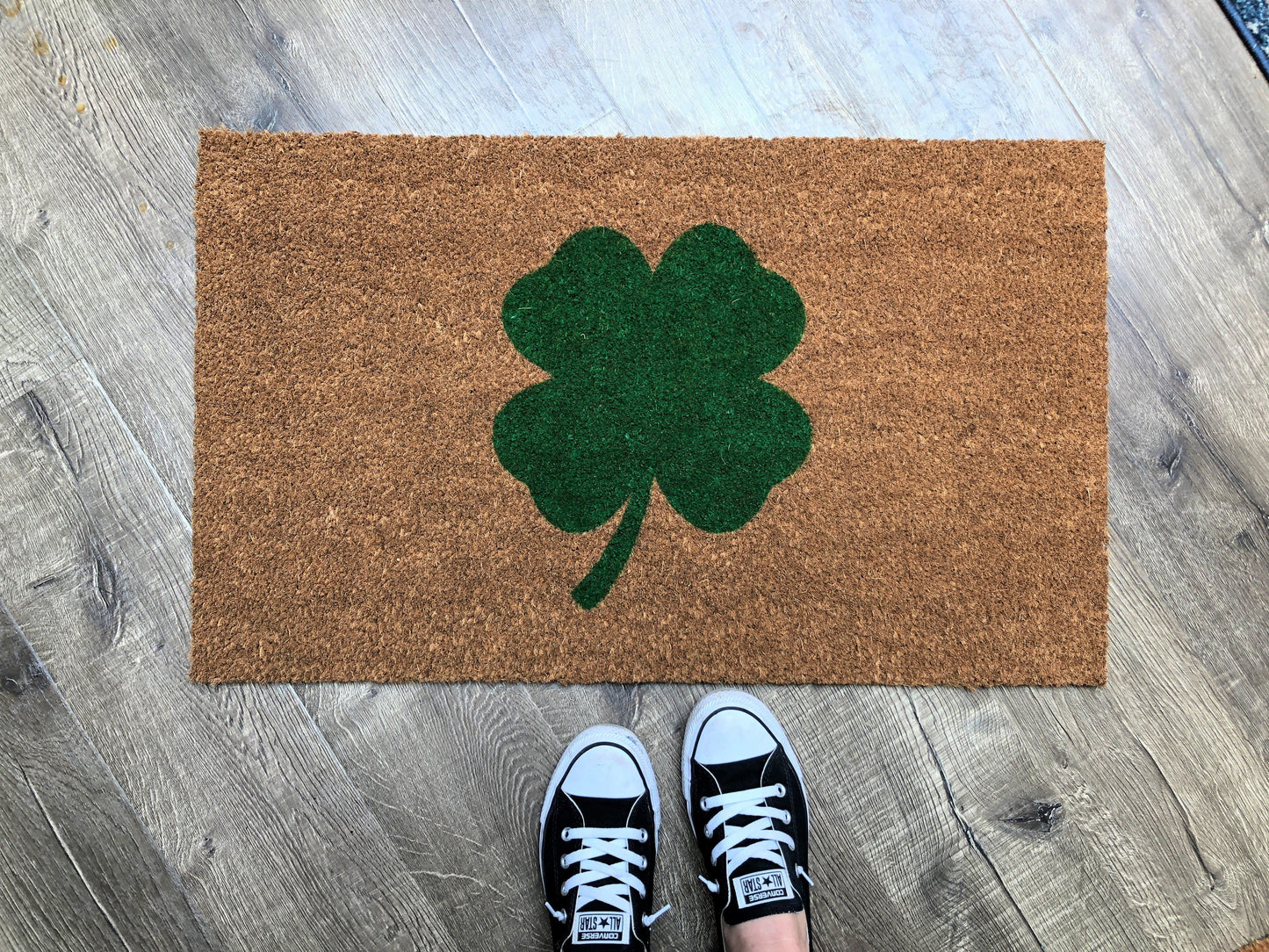 Shamrock Welcome Mat