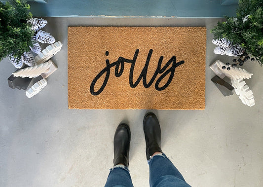 jolly Christmas Doormat