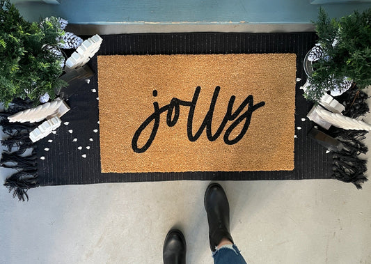 jolly Christmas Doormat
