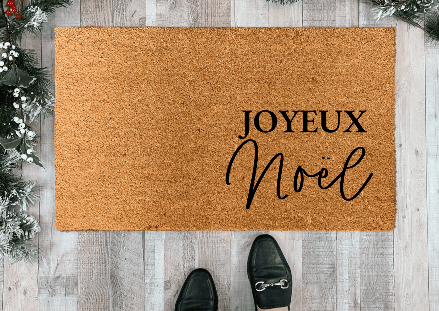 Joyeux Noel Holiday Doormat