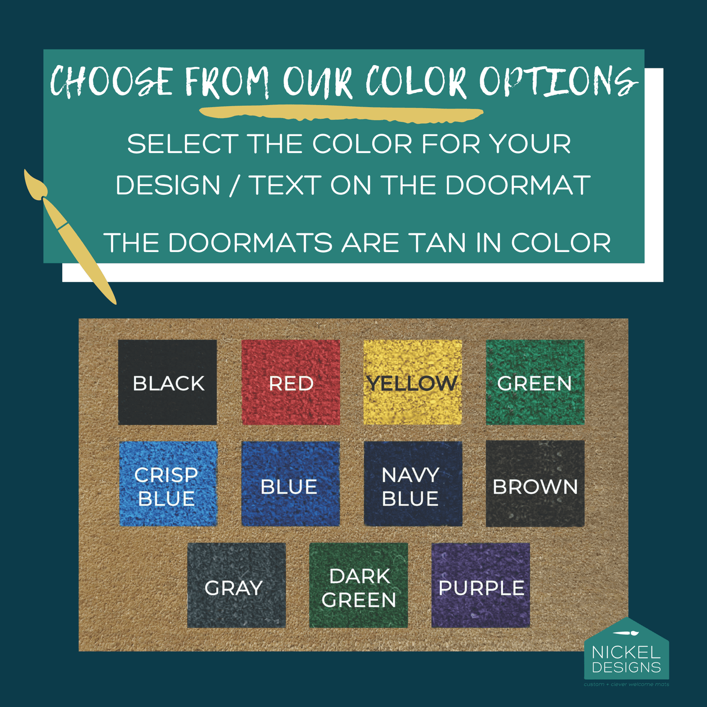 Lock Your Door True Crime Doormat