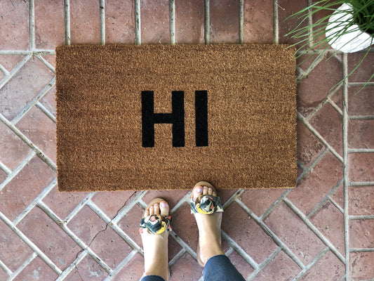 Modern HI Outdoor Doormat
