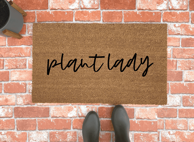 Plant Lady Doormat