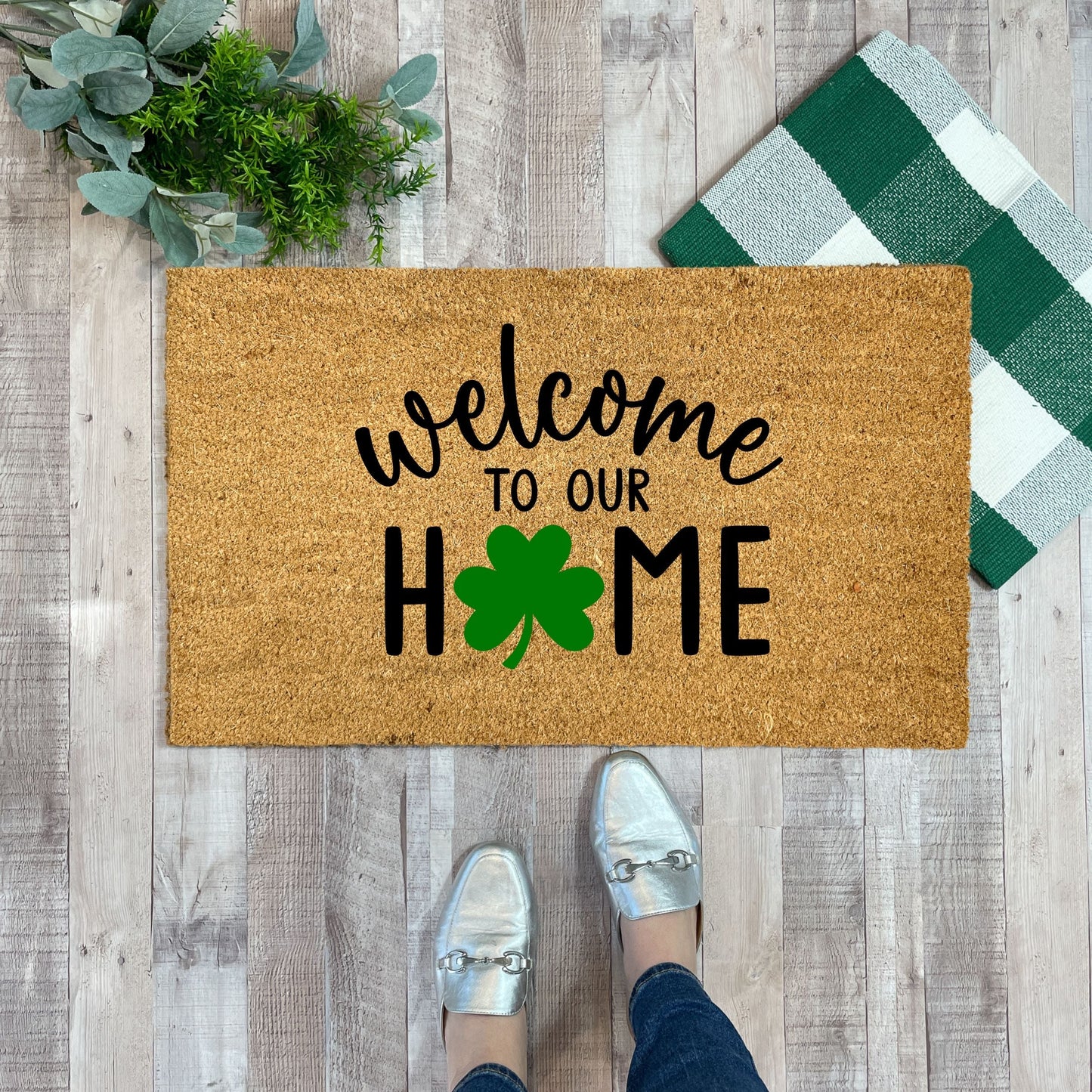 St. Patrick's Day Doormat