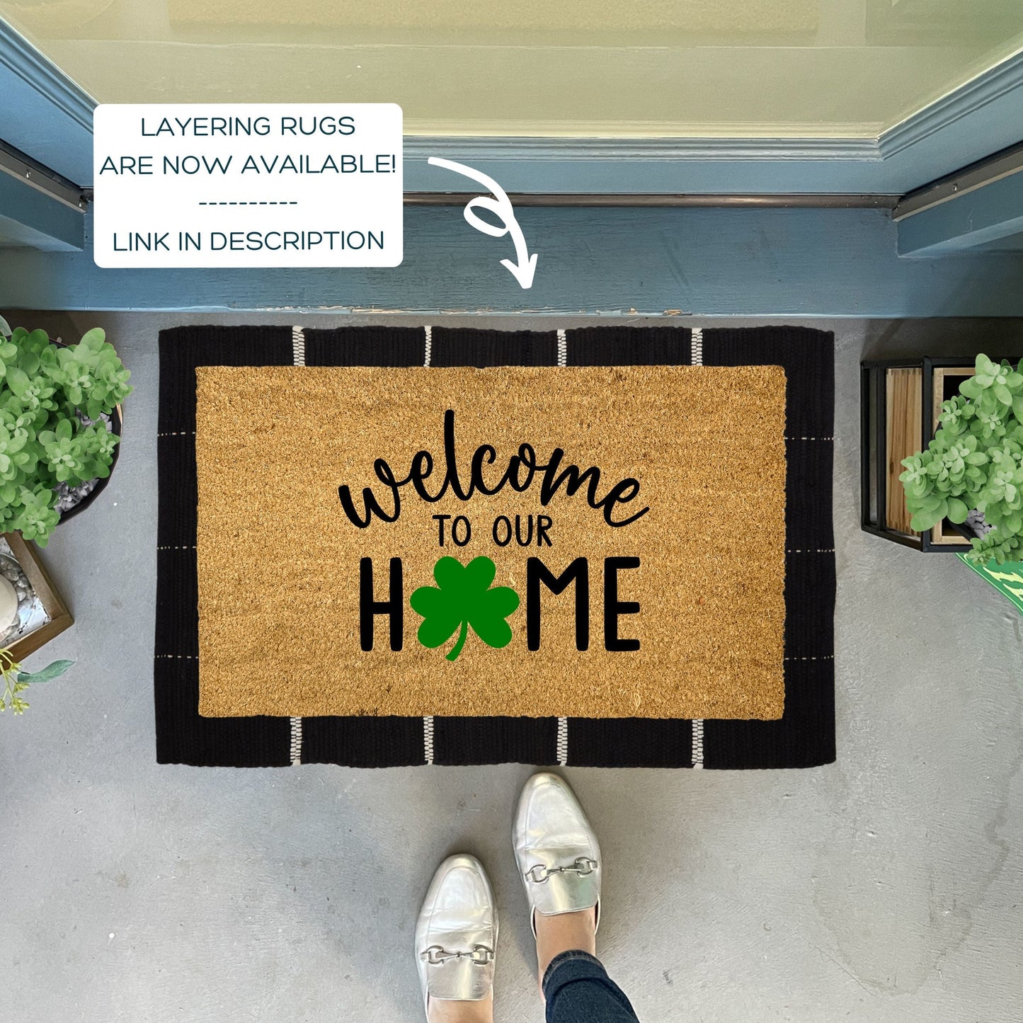 St. Patrick's Day Doormat