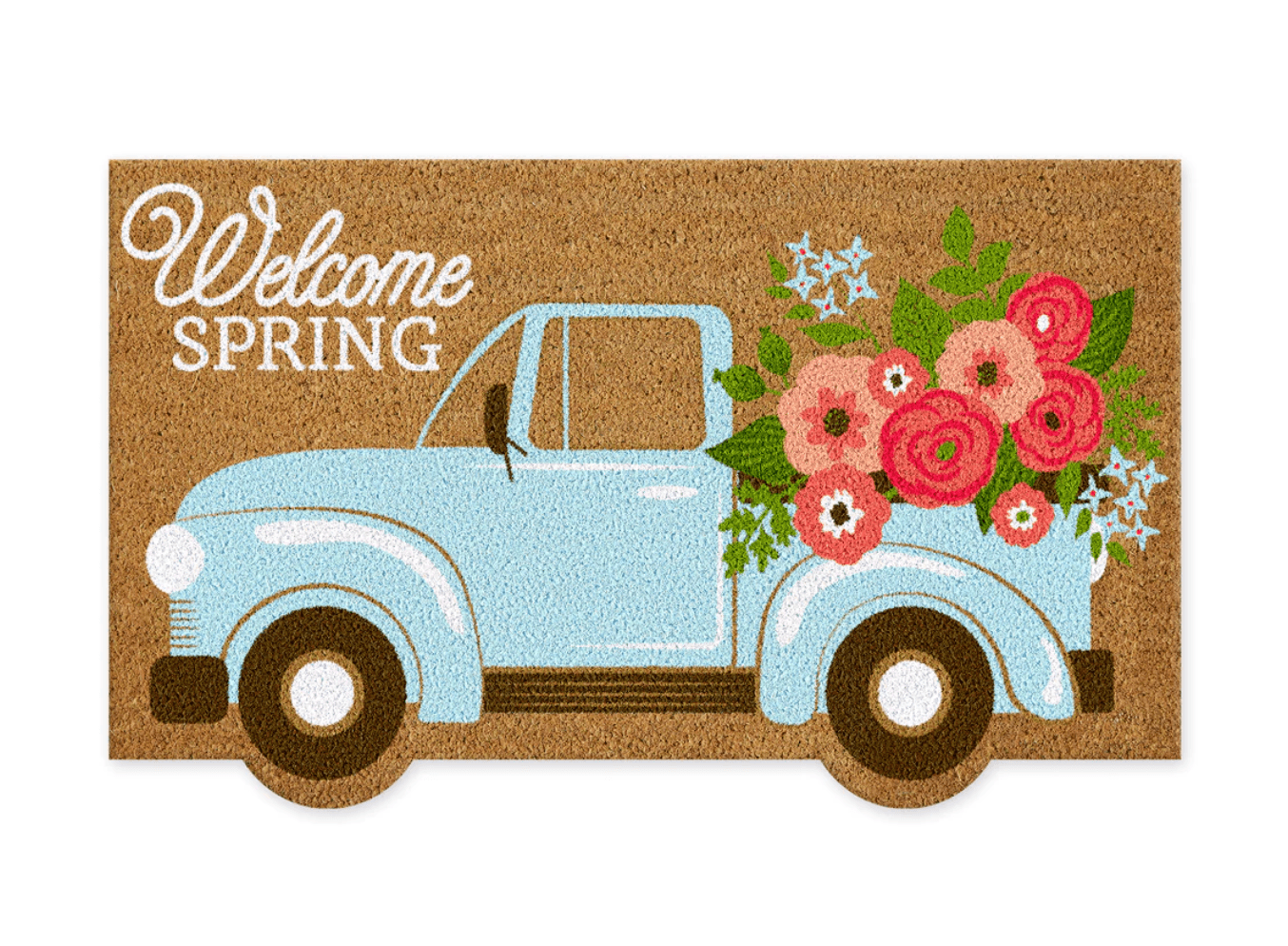 Welcome Spring Truck Doormat