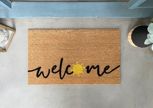 Welcome Sun Summer Doormat