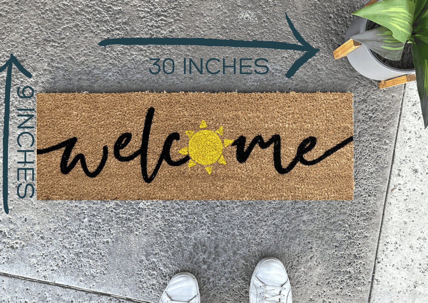 Welcome Sun Summer Doormat