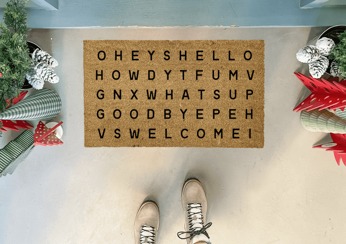 Word Search Doormat