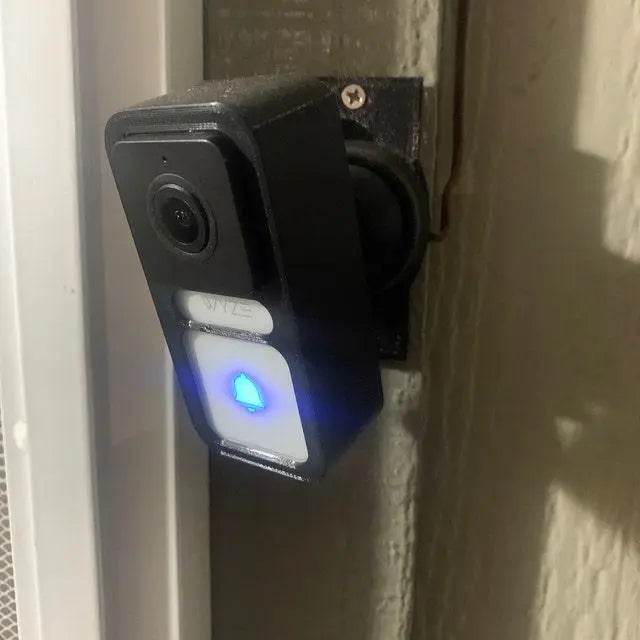 35° Adjustable Swivel Doorbell Bracket | Frontal Angle Doorbell Adjustment - Rotate Horizontal / Vertical