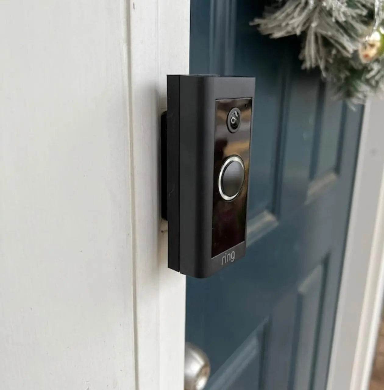 Fixed Trim Slim/Narrow Doorbell Mount for Video Doorbells and Uneven Trim