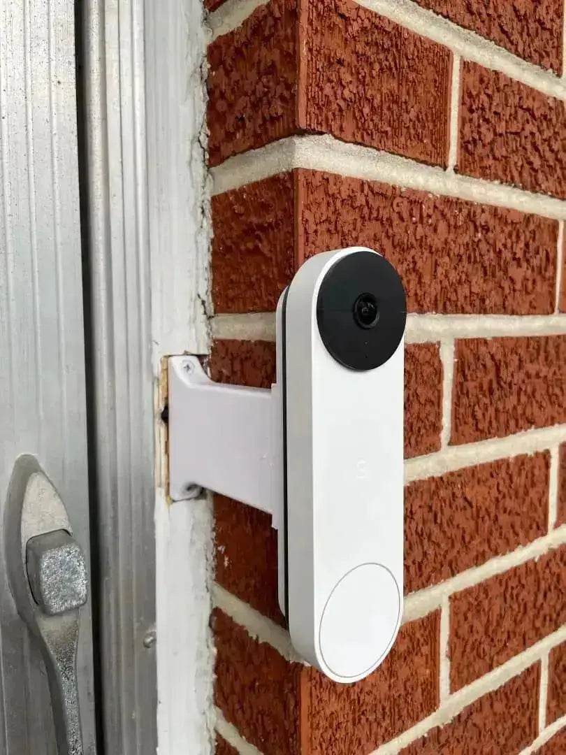 Narrow Offset Doorbell Brick Extension Mount |TP-LINK Tapo Doorbell D130 | Solve Recessed Trim Mounting