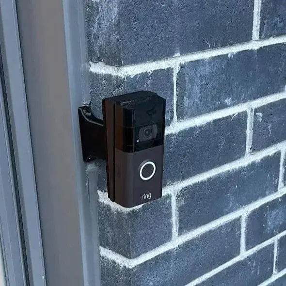 Narrow Full Offset Brick Extension |Ring Doorbell 4 Removable Battery | Storm Door Extender