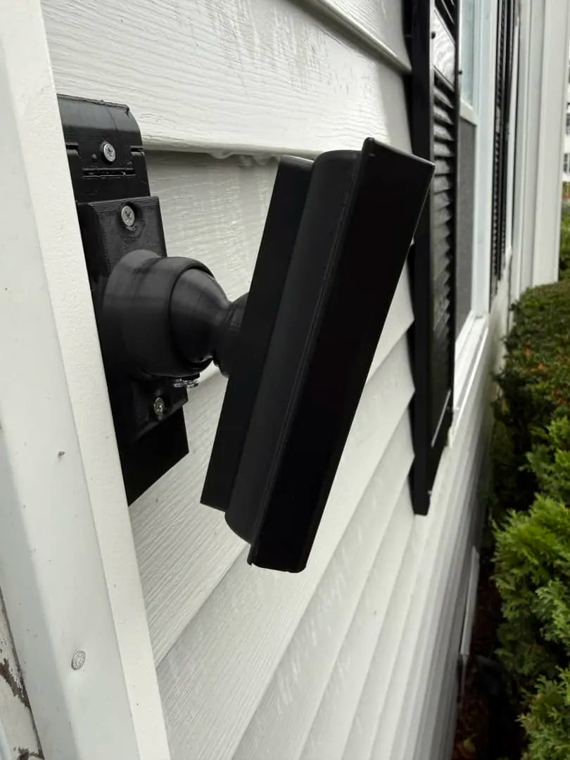No-Drill Adjustable Vinyl Siding Mount for Video Doorbells | Universal Fit Mount